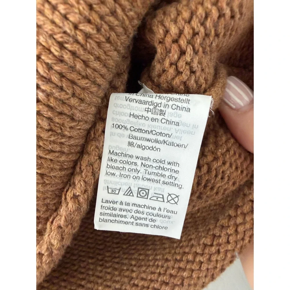 J. Crew Brown Crewneck Knit Sweater
